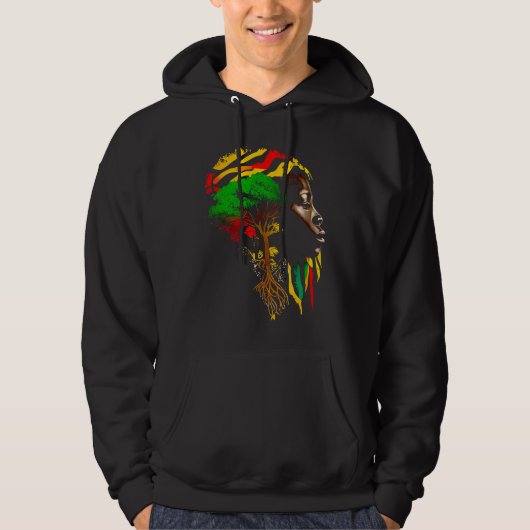 Black history month  African American Ancestors' r Hoodie (Voorkant)