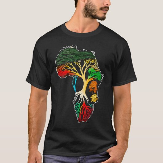 Black history month  African American Ancestors' r T-shirt (Voorkant)