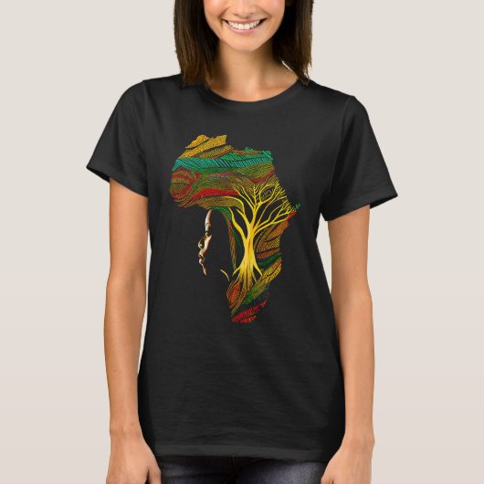 Black history month  African American Ancestors' r T-shirt (Voorkant)