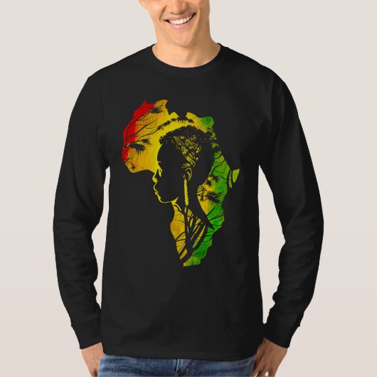 Black history month  African American Ancestors' r T-shirt (Voorkant)