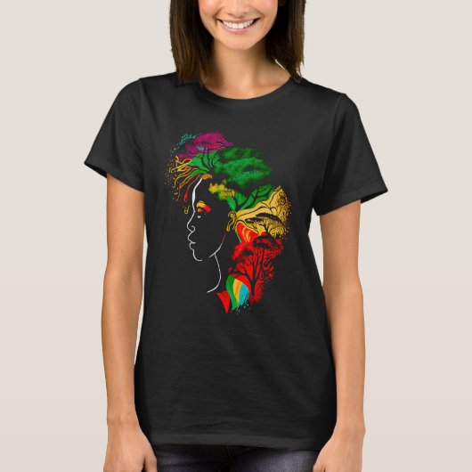 Black history month  African American Ancestors' r T-shirt (Voorkant)