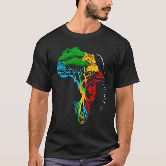 Black history month  African American Ancestors' r T-shirt (Voorkant)