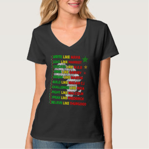 Black History Month African American Country Celeb T-shirt