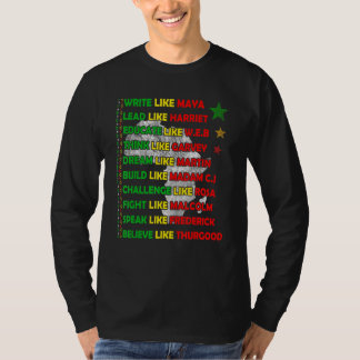 Black History Month African American Country Celeb T-shirt