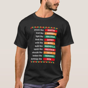 Black History Month African American Country Celeb T-shirt