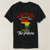 Black History Month African American Proud Women M T-shirt (Design voorkant)