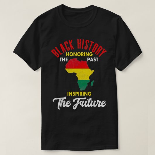 Black History Month African American Proud Women M T-shirt (Design voorkant)