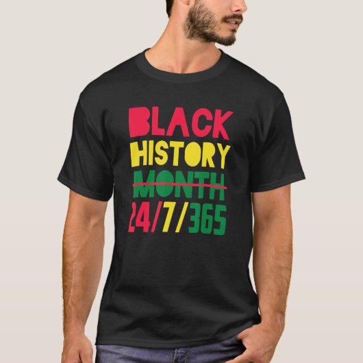 Black History Month African American T-shirt (Voorkant)