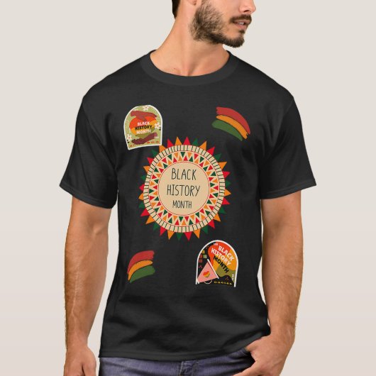 Black History Month African American T-shirt (Voorkant)