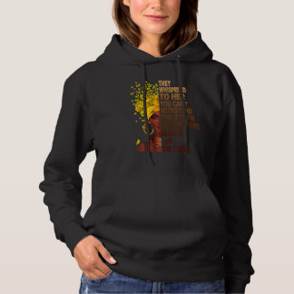 Black History Month African Woman Afro I Am The St Hoodie