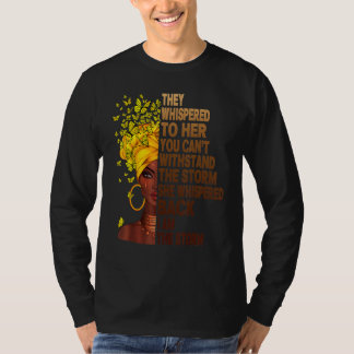 Black History Month African Woman Afro I Am The St T-shirt
