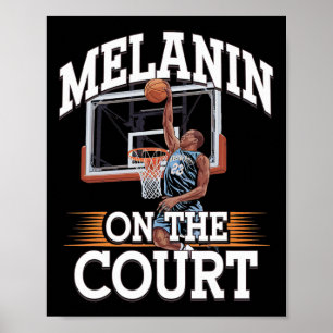 Black History Month Afrikaanse Black Afro Bysketll Poster