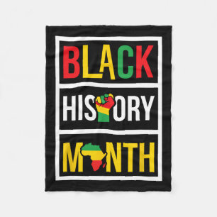 Black History Month - Afrikaanse Burgerrechten Emp Fleece Deken