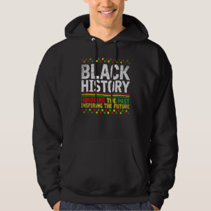 Black History Month Afro Afrikaanse trots mannen v Hoodie