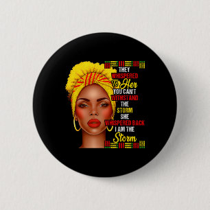 Black History Month Afro Zwarte Vrouwen Meisjes Ik Ronde Button 5,7 Cm