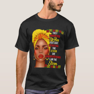 Black History Month Afro Zwarte Vrouwen Meisjes Ik T-shirt