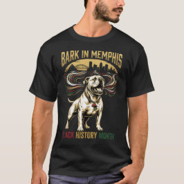 Black History Month American Bulldog Cultural Art T-shirt