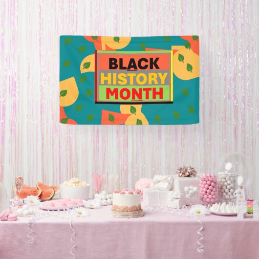 Black History Month Banner - Kinder liefde (Feest)
