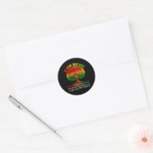 Black History Month Believe Achieve Succeed Melani Ronde Sticker (Envelop)