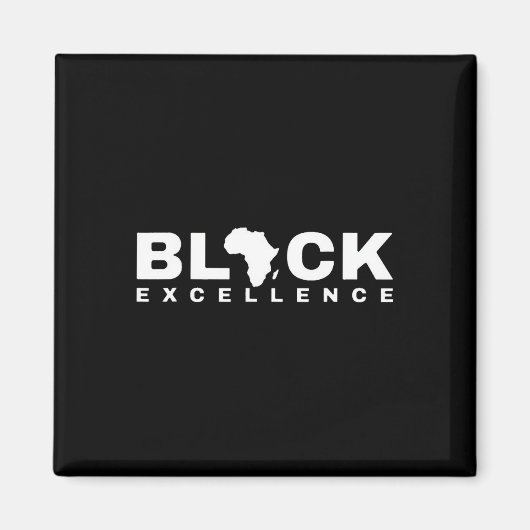 Black History Month Bewustwording Afro-Amerikaanse Magneet (Voorkant)