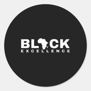 Black History Month Bewustwording Afro-Amerikaanse Ronde Sticker