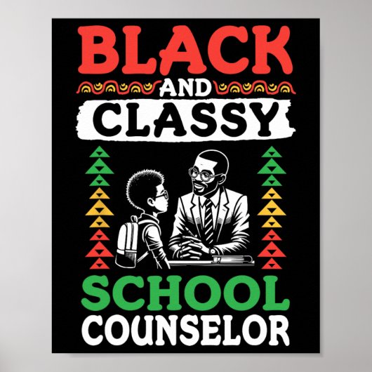 Black History Month Black en Cly School Registrato Poster (Voorkant)