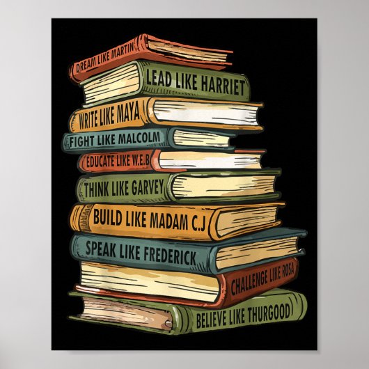 Black History Month Black History Black Black Hist Poster (Voorkant)