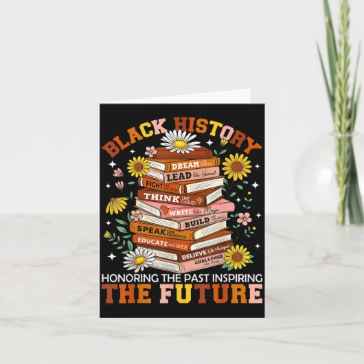 Black History Month Black Leaders African American Kaart (Voorkant)