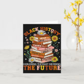 Black History Month Black Leaders African American Kaart (Gele Bloem)