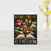 Black History Month Black Leaders African American Kaart (Gele Bloem)