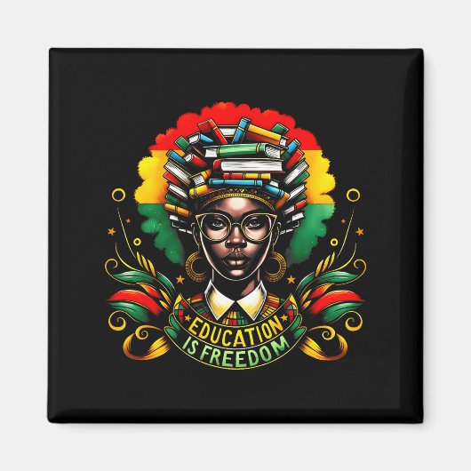 Black History Month Black Leaders African American Magneet (Voorkant)