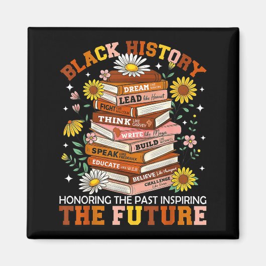 Black History Month Black Leaders African American Magneet (Voorkant)