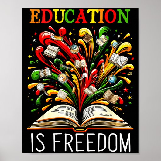 Black History Month Black Leaders African American Poster (Voorkant)