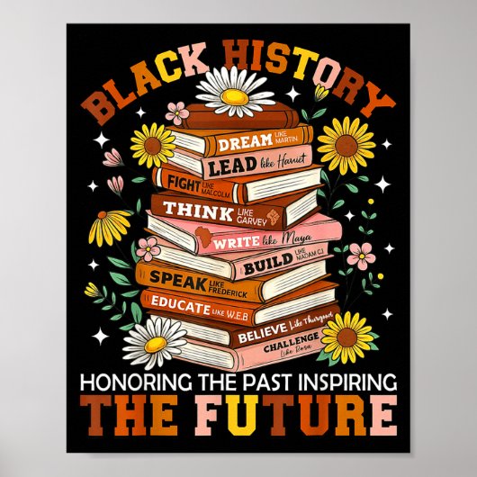 Black History Month Black Leaders African American Poster (Voorkant)