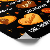 Black History Month Black Leaders African American Poster (Hoek)