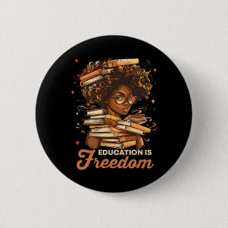 Black History Month Black Leaders African American Ronde Button 5,7 Cm