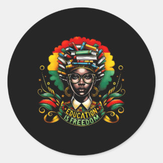 Black History Month Black Leaders African American Ronde Sticker