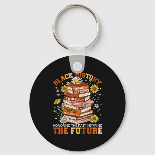 Black History Month Black Leaders African American Sleutelhanger (Voorkant)