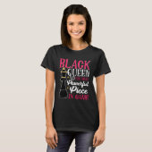 Black History Month Black Women Queen Chess T-shirt (Voorkant volledig)