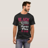 Black History Month Black Women Queen Chess T-shirt (Voorkant volledig)