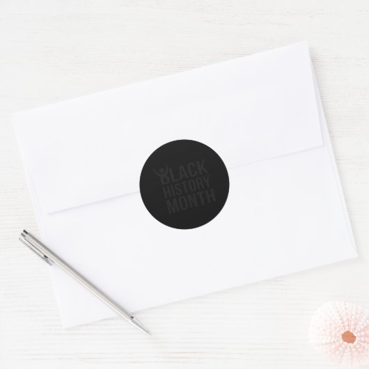 Black History Month Bold Statement Sticker (Envelop)