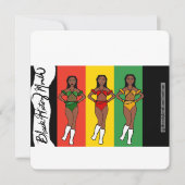 Black History Month  Card #1 Feestdagenkaart (Voorkant)