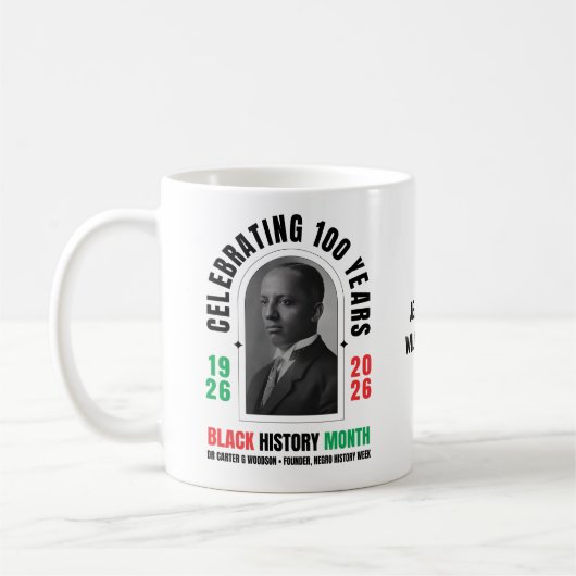 BLACK HISTORY MONTH Celebrating 100 Years BHM Koffiemok (Links)