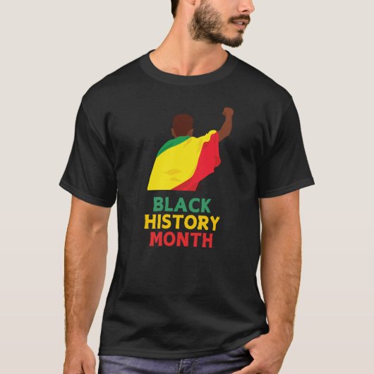 Black History Month Celebration Mannen T-shirt (Voorkant)