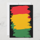 Black History Month Celebration Uitnodiging (Achterkant)