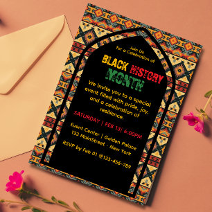 Black History Month Celebration Uitnodiging