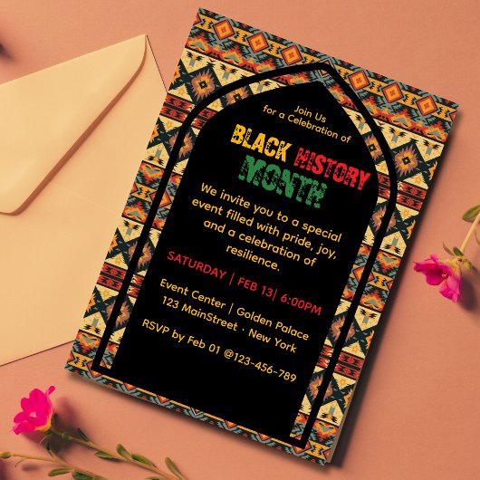 Black History Month Celebration Uitnodiging