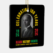 BLACK HISTORY MONTH CENTENNIAL 100 Years BHM Keramisch Ornament (Rechts)