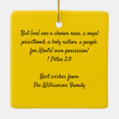 BLACK HISTORY MONTH CENTENNIAL 100 Years BHM Keramisch Ornament (Achterkant)