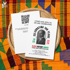 BLACK HISTORY MONTH Centennial Woodson Dinner Kaart